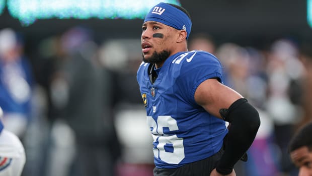 New York Giants running back Saquon Barkley is a free after the team decided not to tag him in front of NFL free agency.