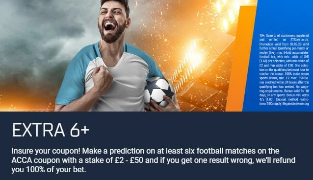 STSbet £10 English Football Weekly Bonus