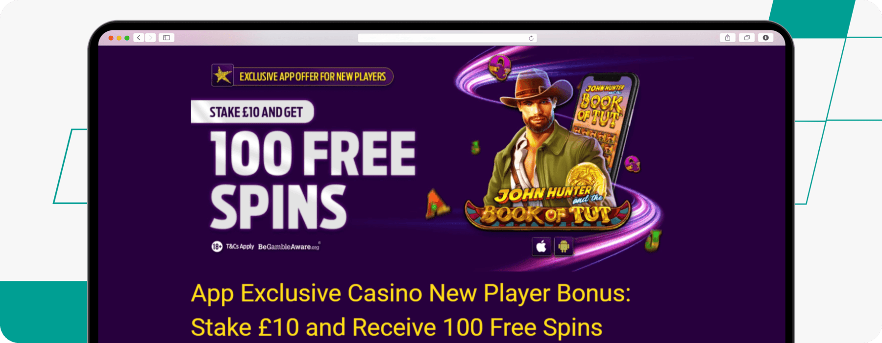 Screenshot of Hollywoodbets Exclusive App New Player Casino Bonus